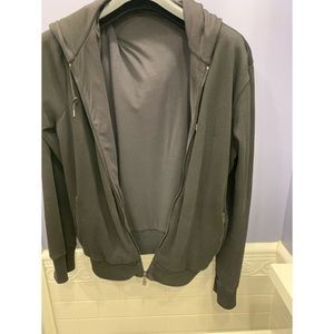 Ralph Lauren Black Label Full Zip Sweat Shirt Hoodie Size Large